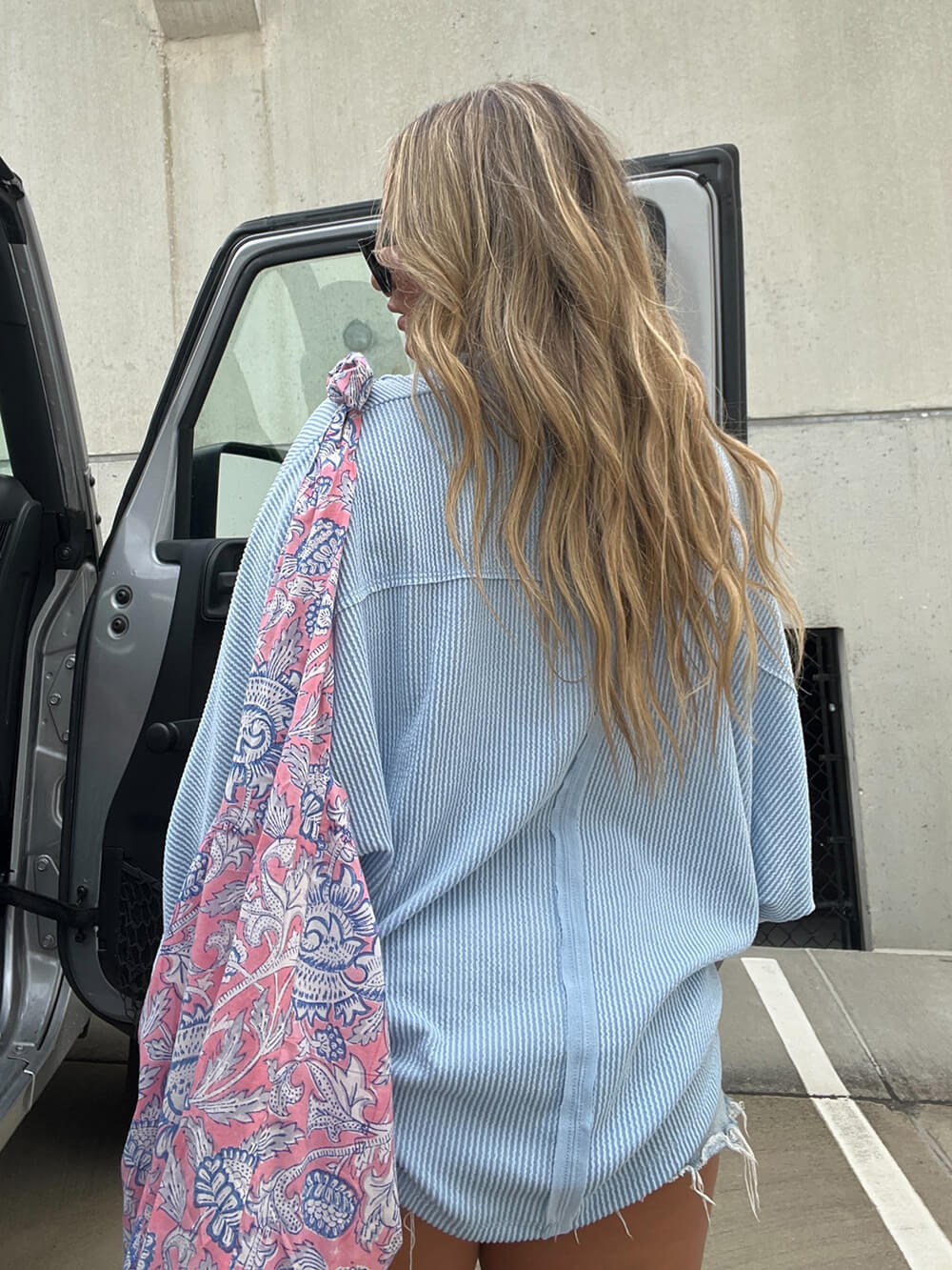 Chic V-Neck Button-Down Blouse