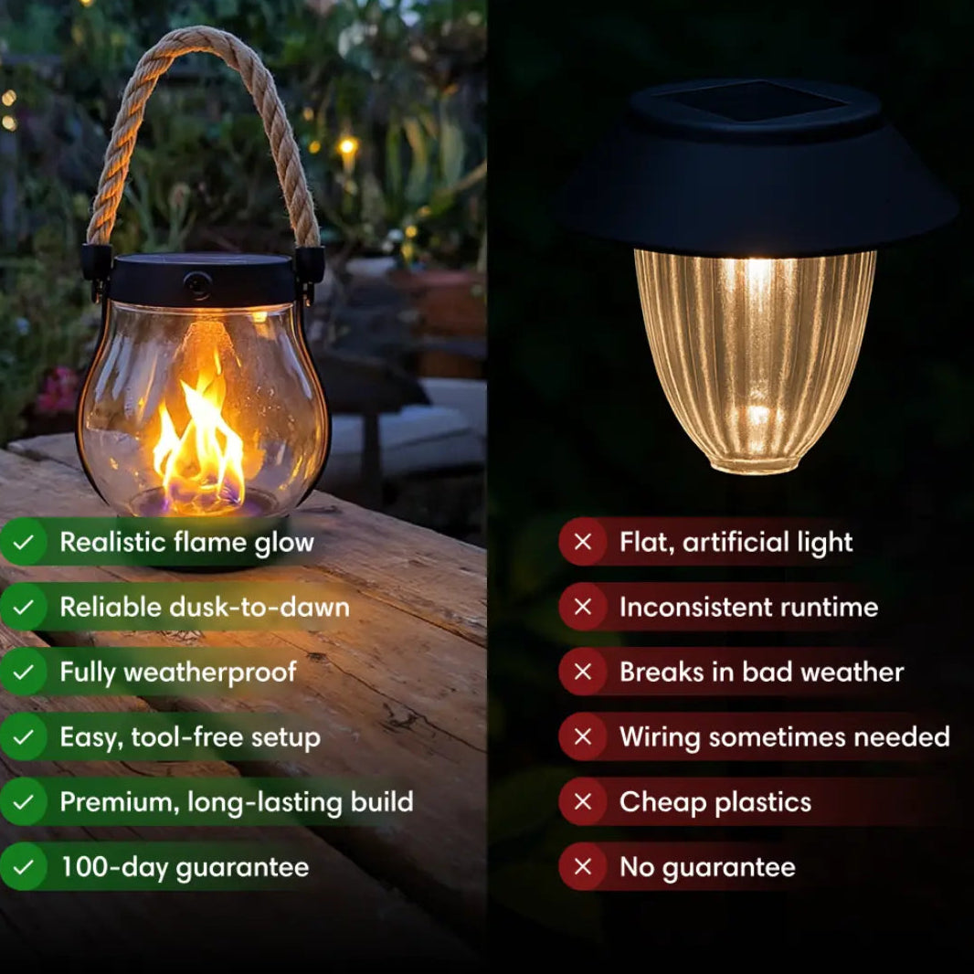 Solar Lantern Outdoor Lights