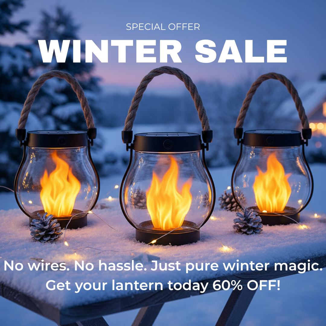 Winter Solar Lantern Lights