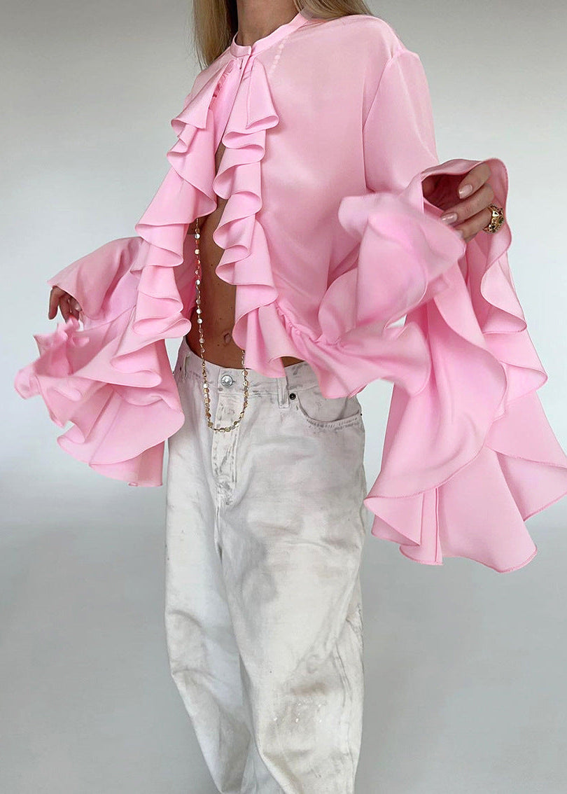 Chic Ruffled Statement Blouse