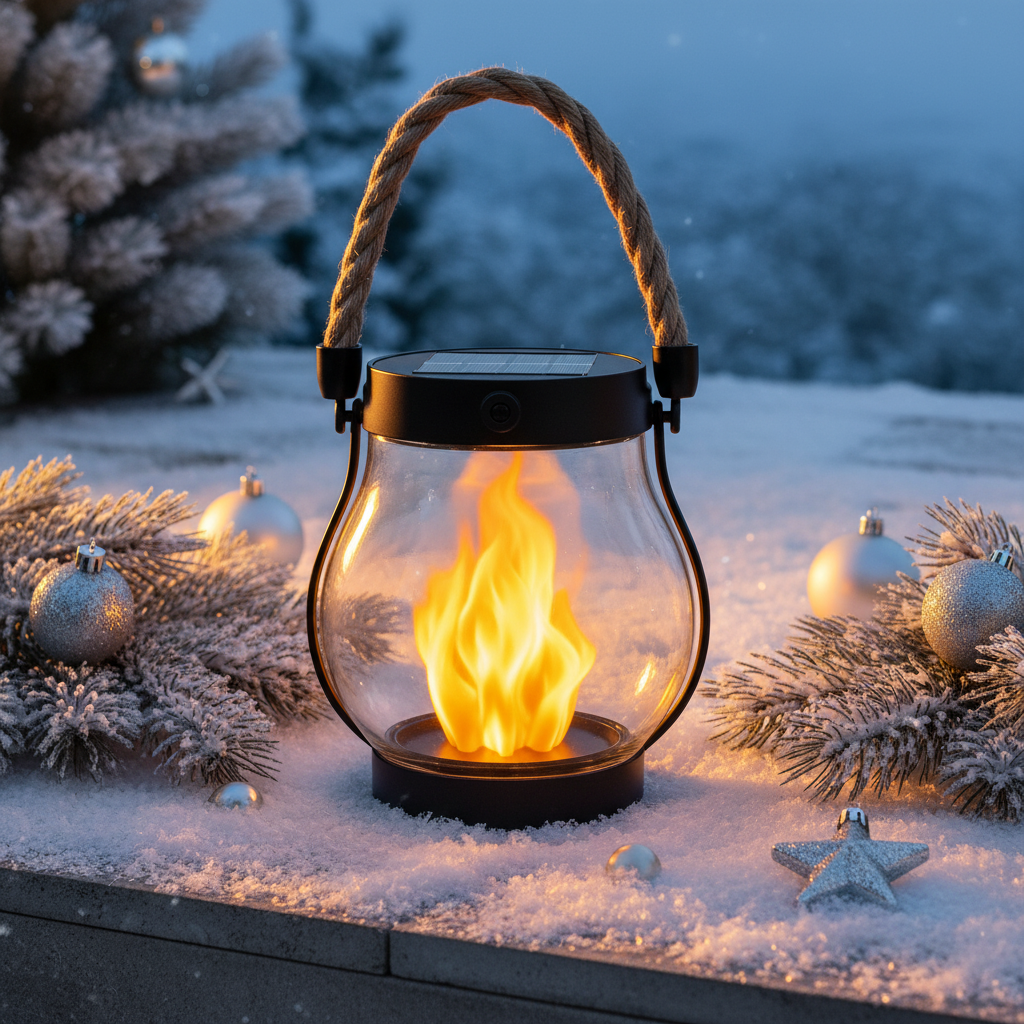 Winter Solar Lantern Lights