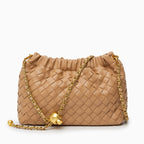 Plush Woven Cloud Shoulder Bag