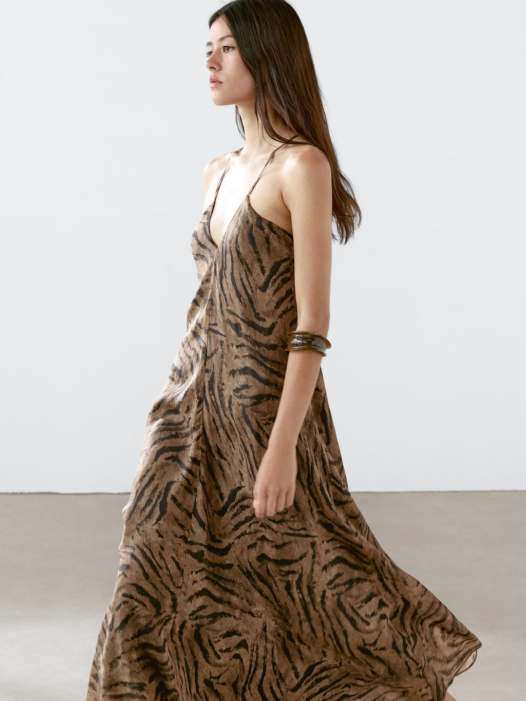 Aleya Earthy Goddess Maxi Dress