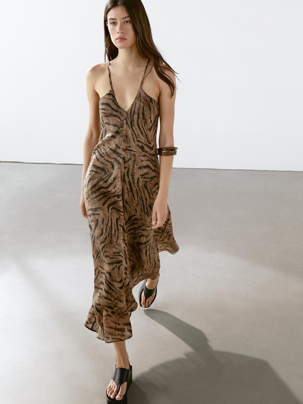 Aleya Earthy Goddess Maxi Dress