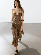 Aleya Earthy Goddess Maxi Dress