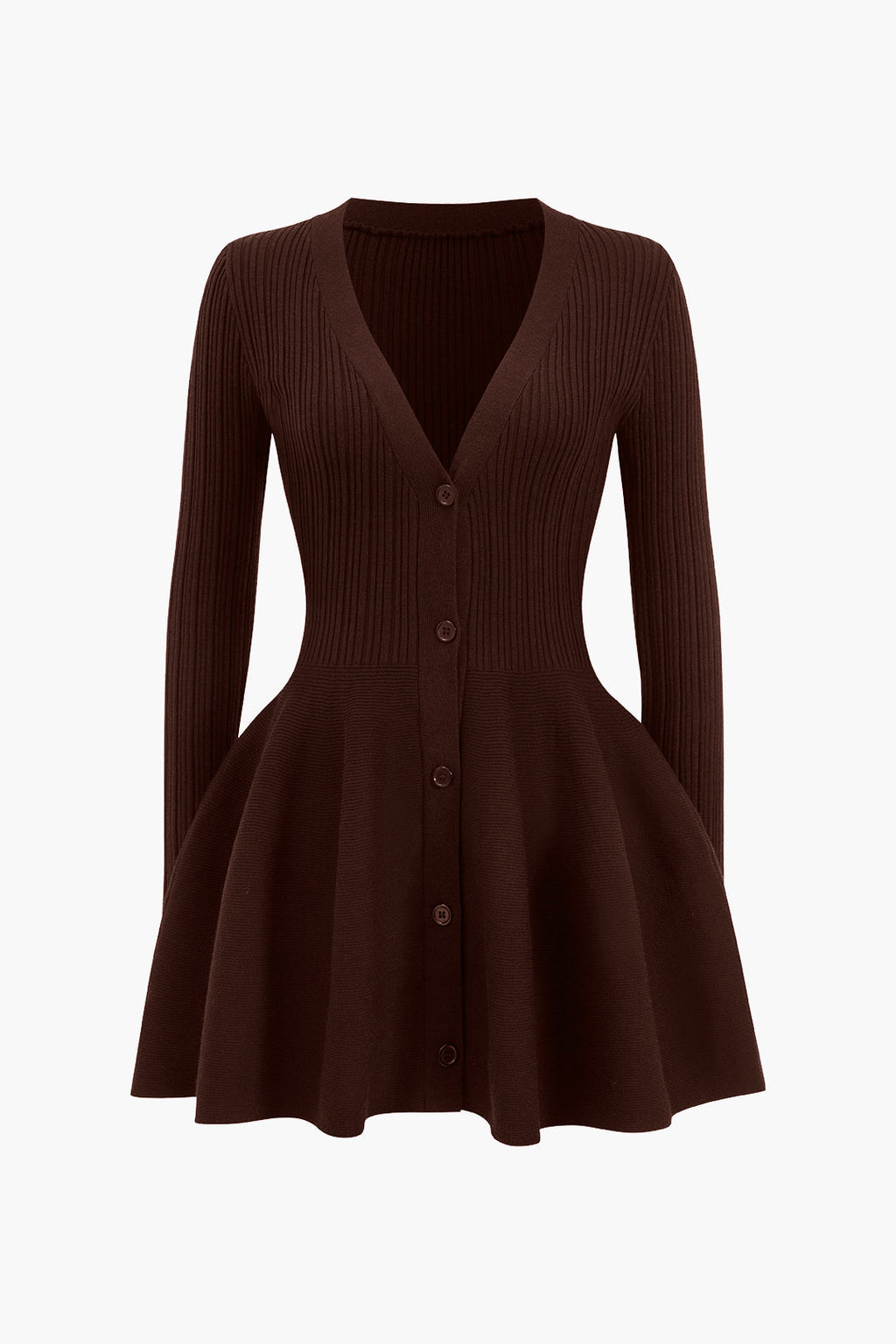 Soft Knit Sweater with Puff Hem