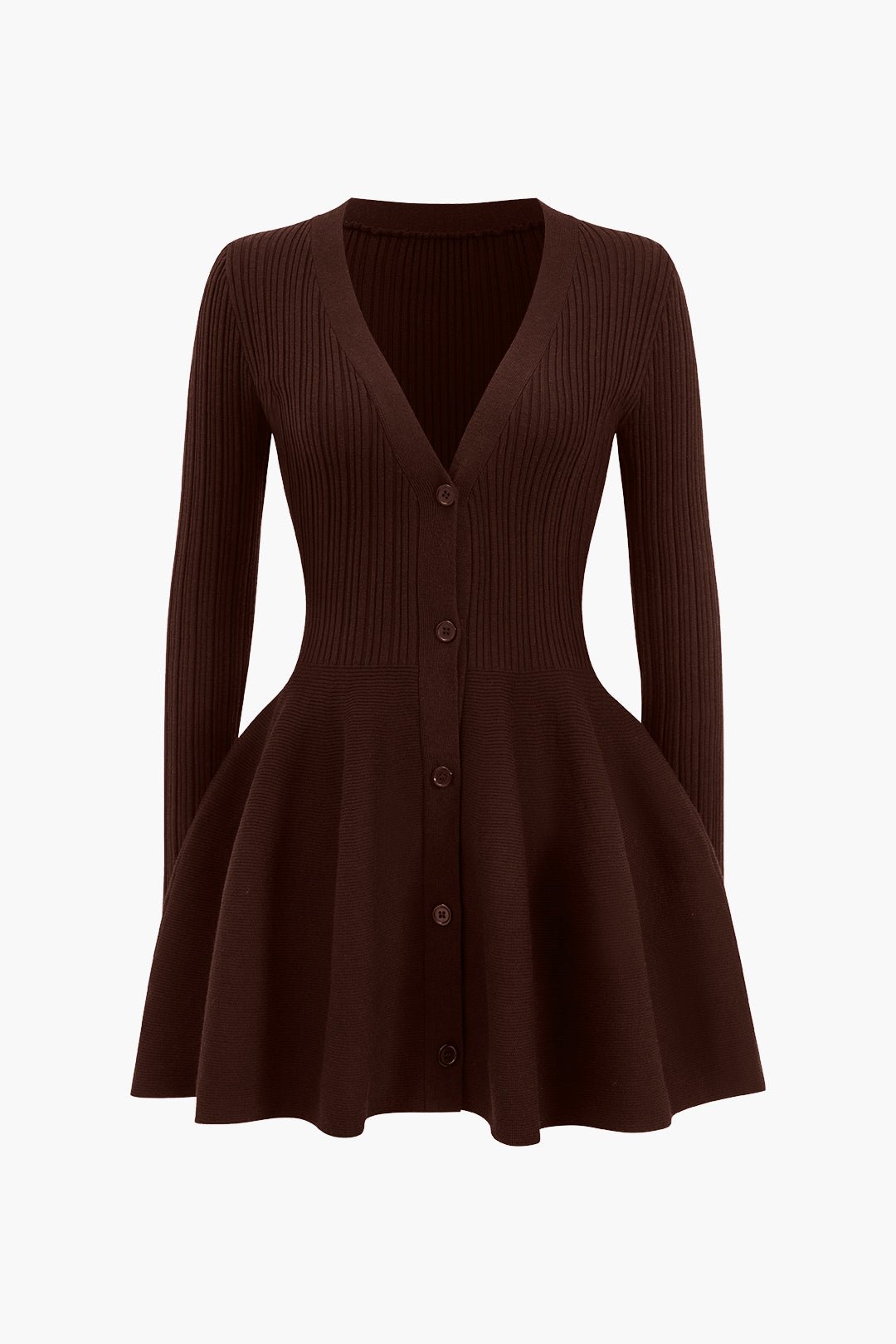 Soft Knit Sweater with Puff Hem