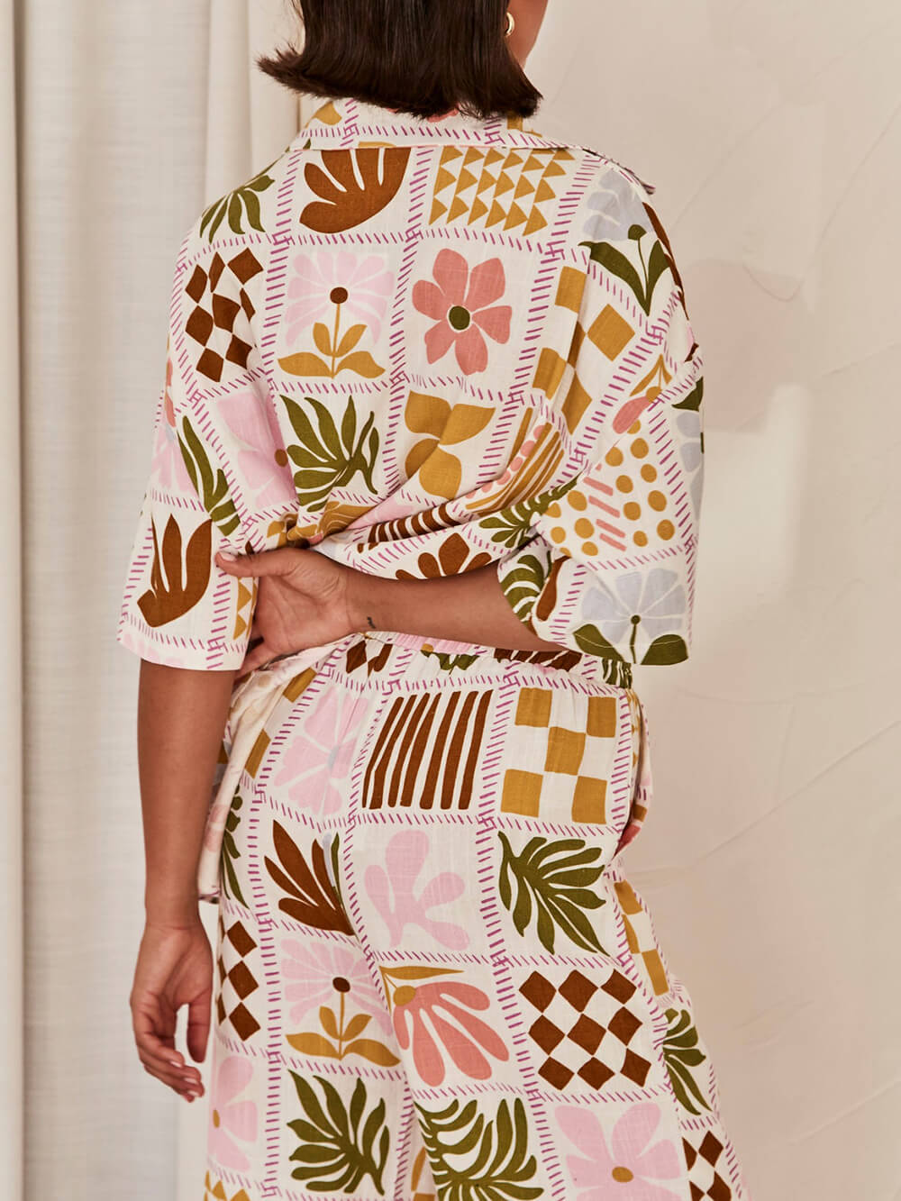 Chic Loose Fit Printed Blouse