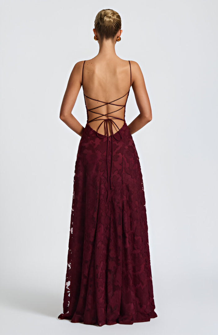 Eloisa Romantic Lace Maxi Dress