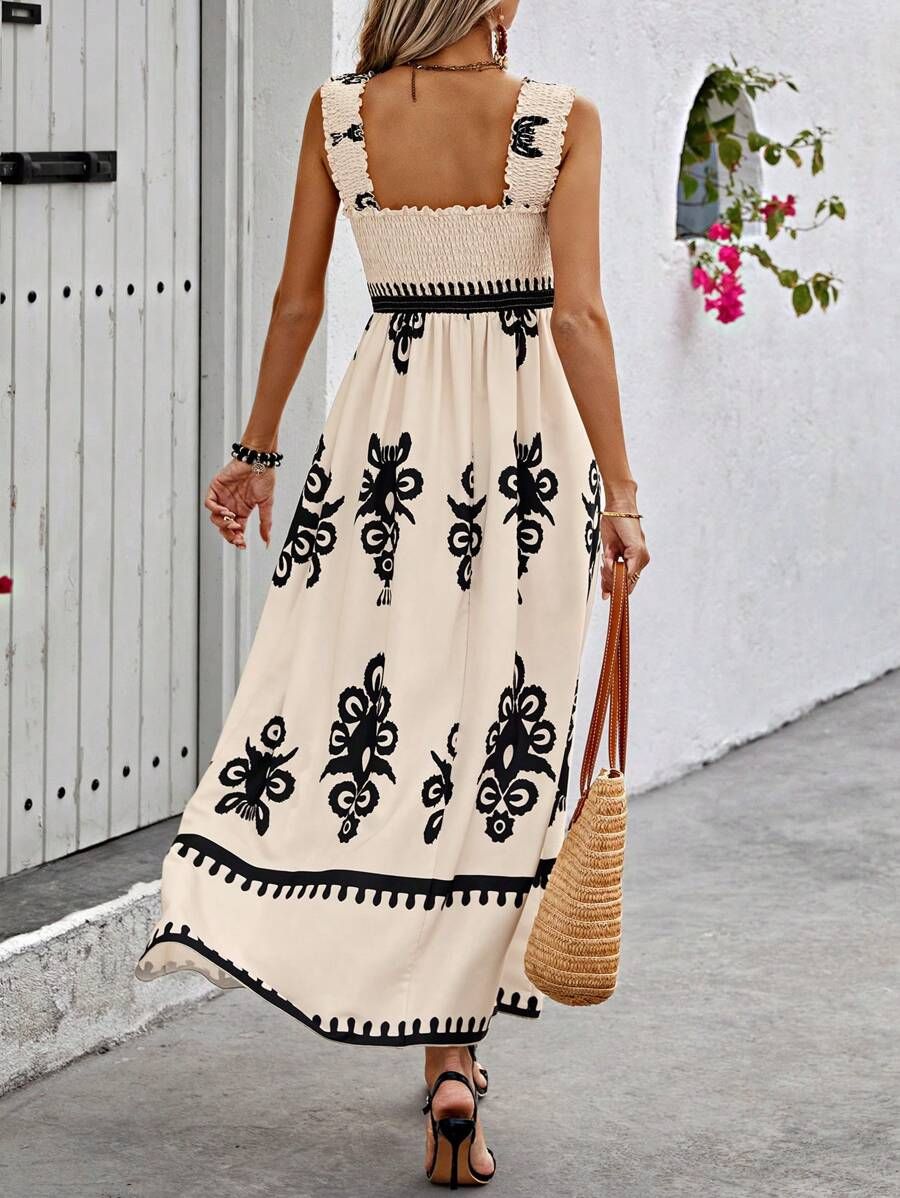 Flowy Boho Summer Maxi Dress