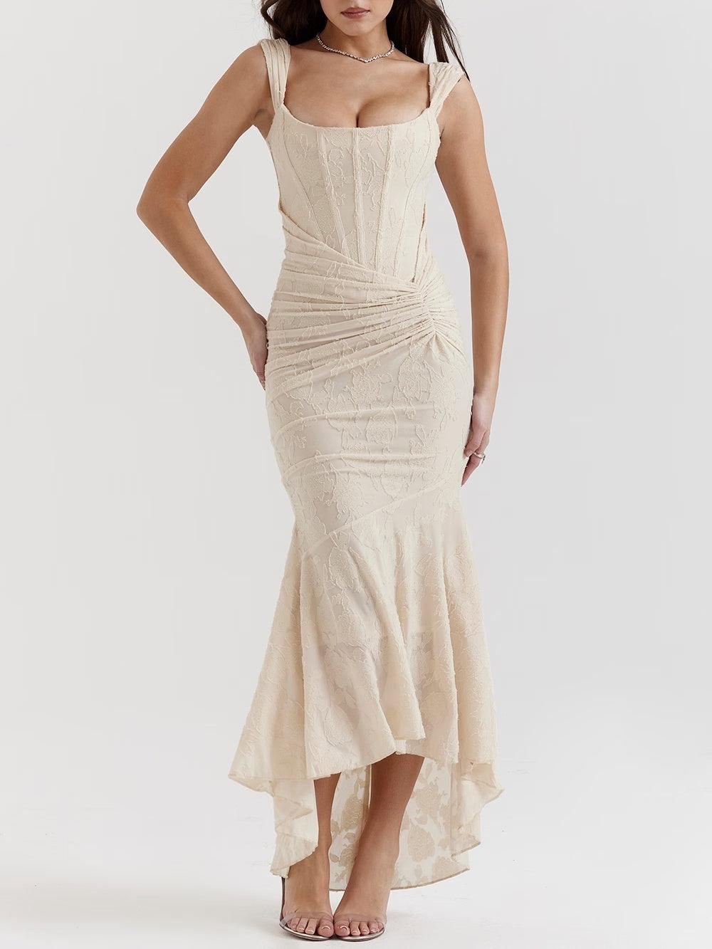 Summer Garden Floral Maxi Dress