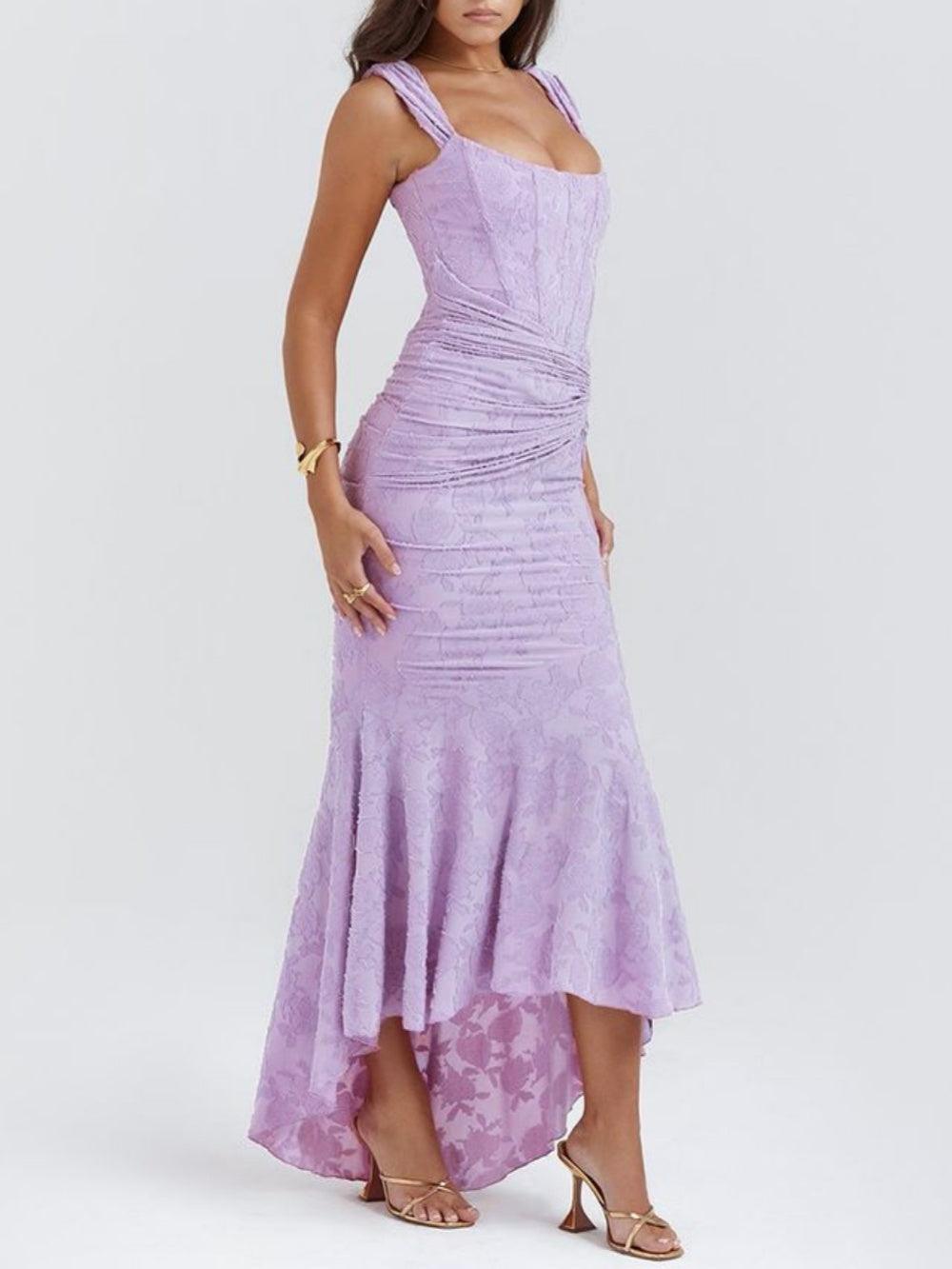 Summer Garden Floral Maxi Dress
