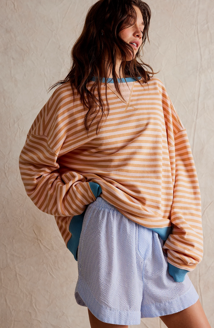 Ultra Soft Oversized Striped Sweater
