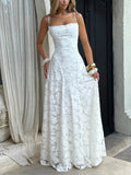Luxe Textured Jacquard Maxi Dress