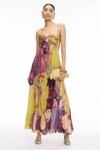 Island Breeze Multicolor Maxi Dress