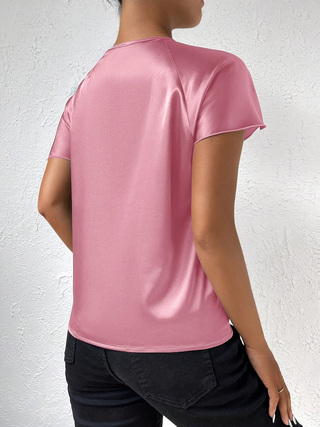 LEASA Chic Statement Shoulder Blouse