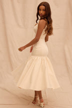 Amore Flattering Drop Waist Midi Dress