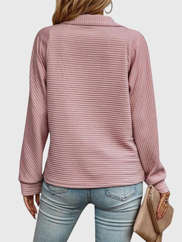 Chic Half-Zip Sweater by Molly
