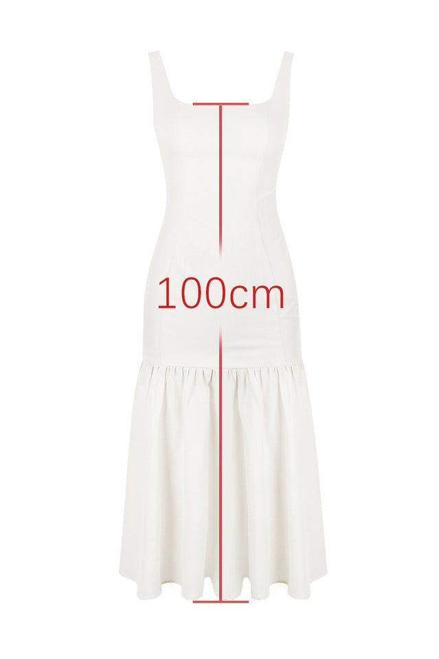 Amore Flattering Drop Waist Midi Dress