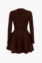 Soft Knit Sweater with Puff Hem