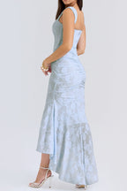 Cesca Vintage Ivory Floral Maxi Dress