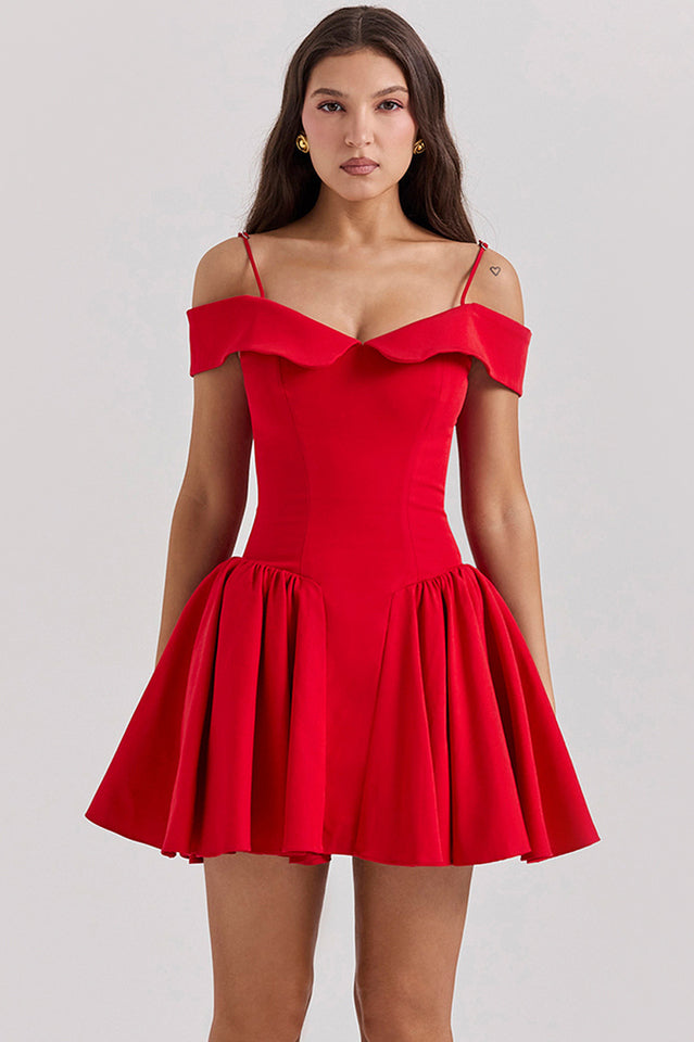 Chic Black Mini Cocktail Dress