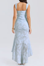Cesca Vintage Ivory Floral Maxi Dress