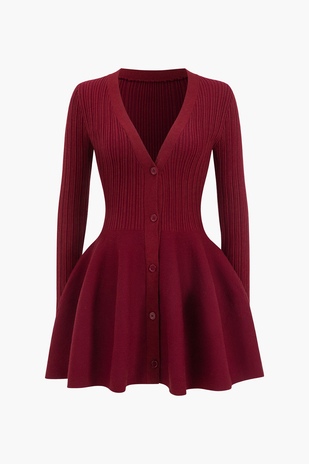 Soft Knit Sweater with Puff Hem