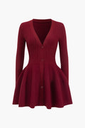 Soft Knit Sweater with Puff Hem