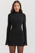 Chic Navy Mini Cocktail Dress