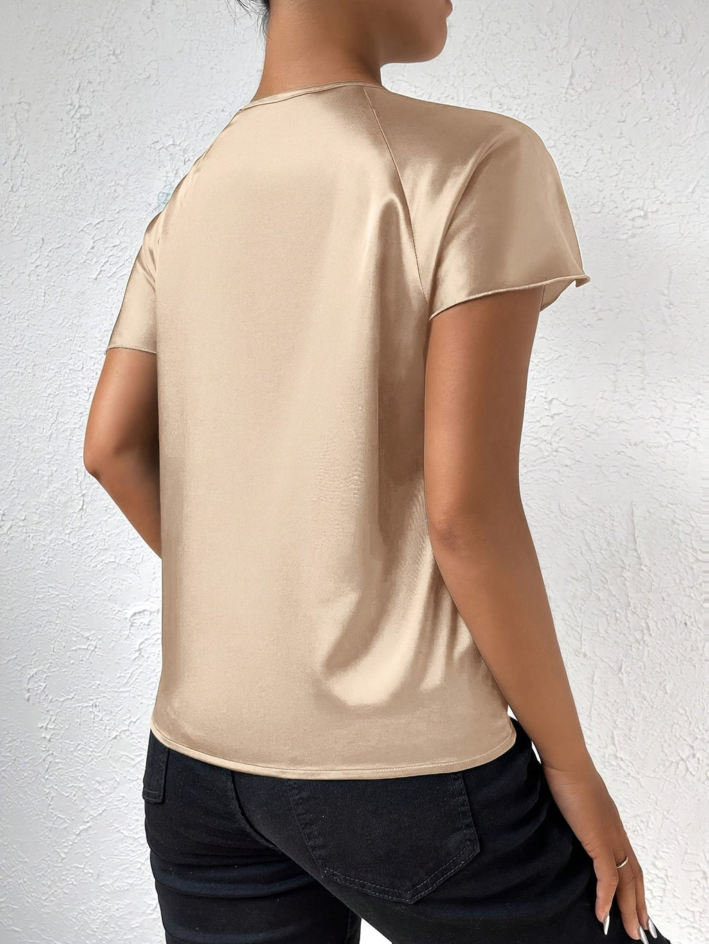 LEASA Chic Statement Shoulder Blouse