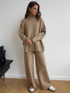 Cozy Turtleneck Sweater Pants Set