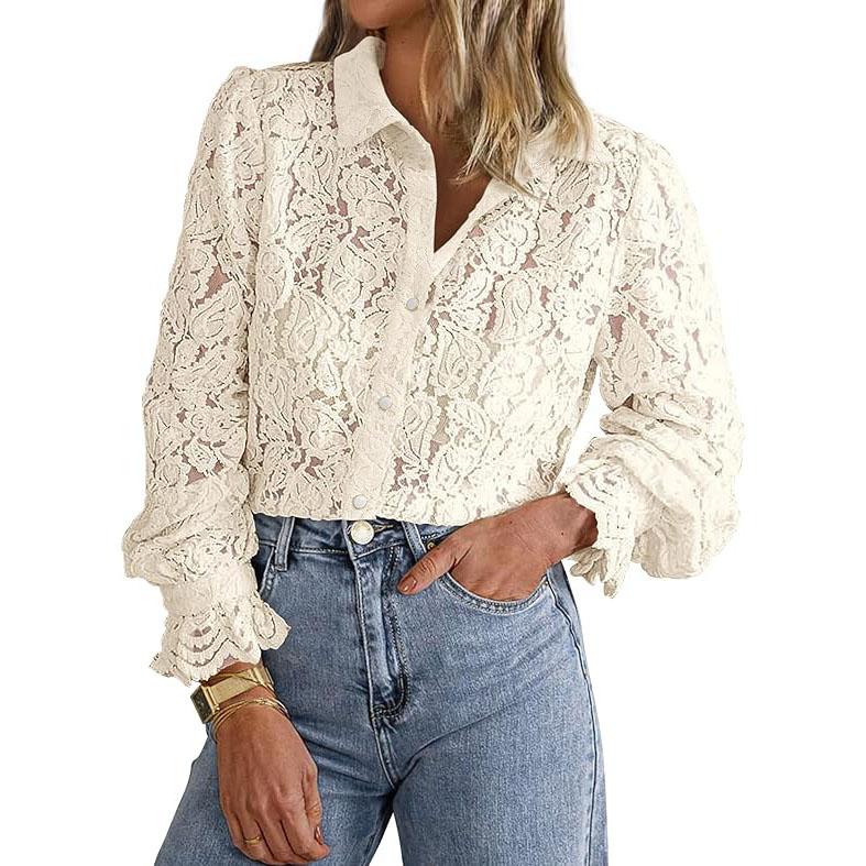 Romantic Soft Sleeve Blouse