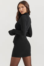 Chic Navy Mini Cocktail Dress