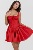 Sculpting Corset Mini Dress