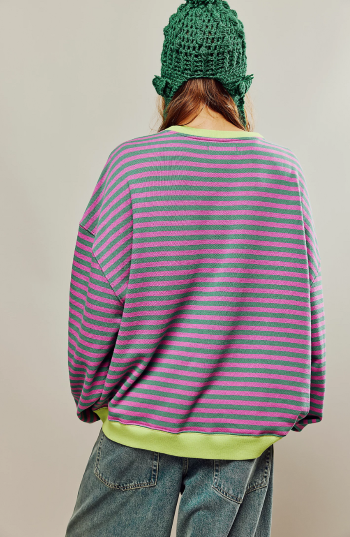 Ultra Soft Oversized Striped Sweater