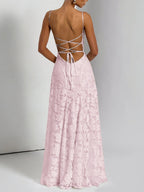 Luxe Textured Jacquard Maxi Dress