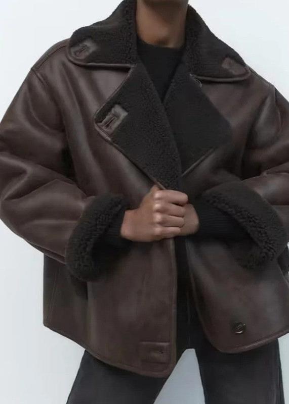 Vintage Reversible Faux Leather Jacket