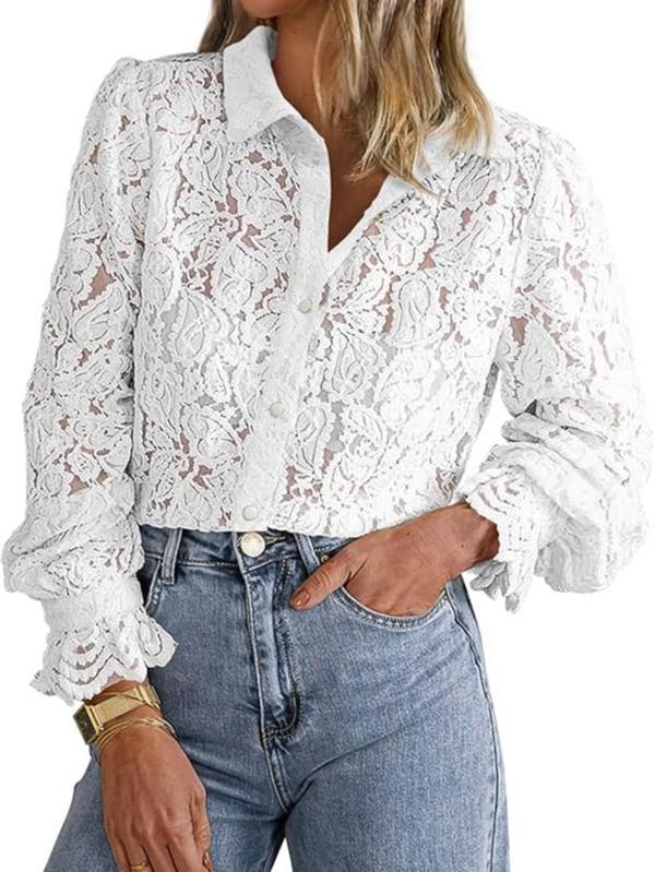Romantic Soft Sleeve Blouse