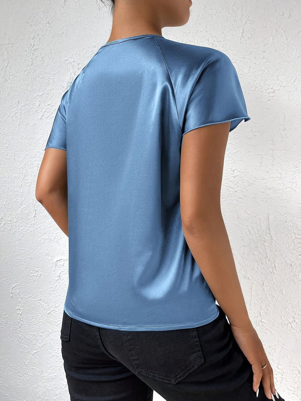 LEASA Chic Statement Shoulder Blouse