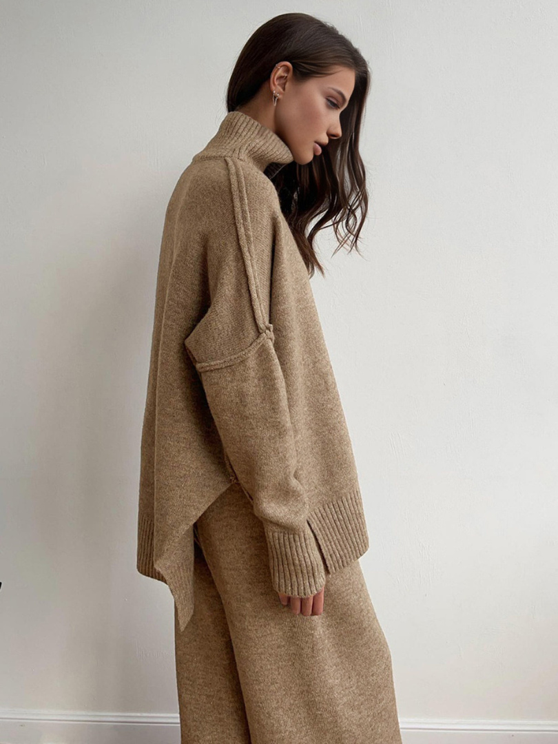 Cozy Turtleneck Sweater Pants Set