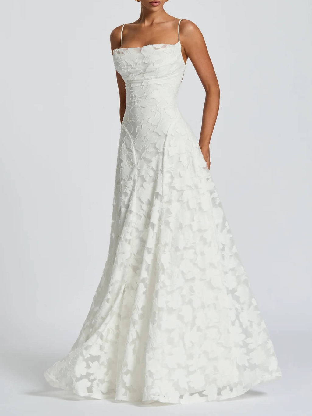 Luxe Textured Jacquard Maxi Dress