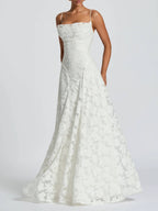 Luxe Textured Jacquard Maxi Dress