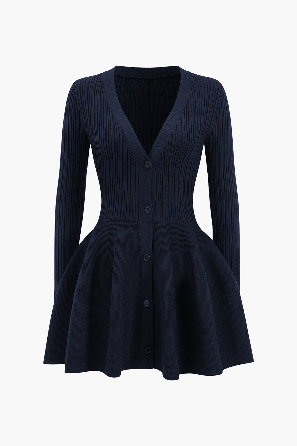 Soft Knit Sweater with Puff Hem