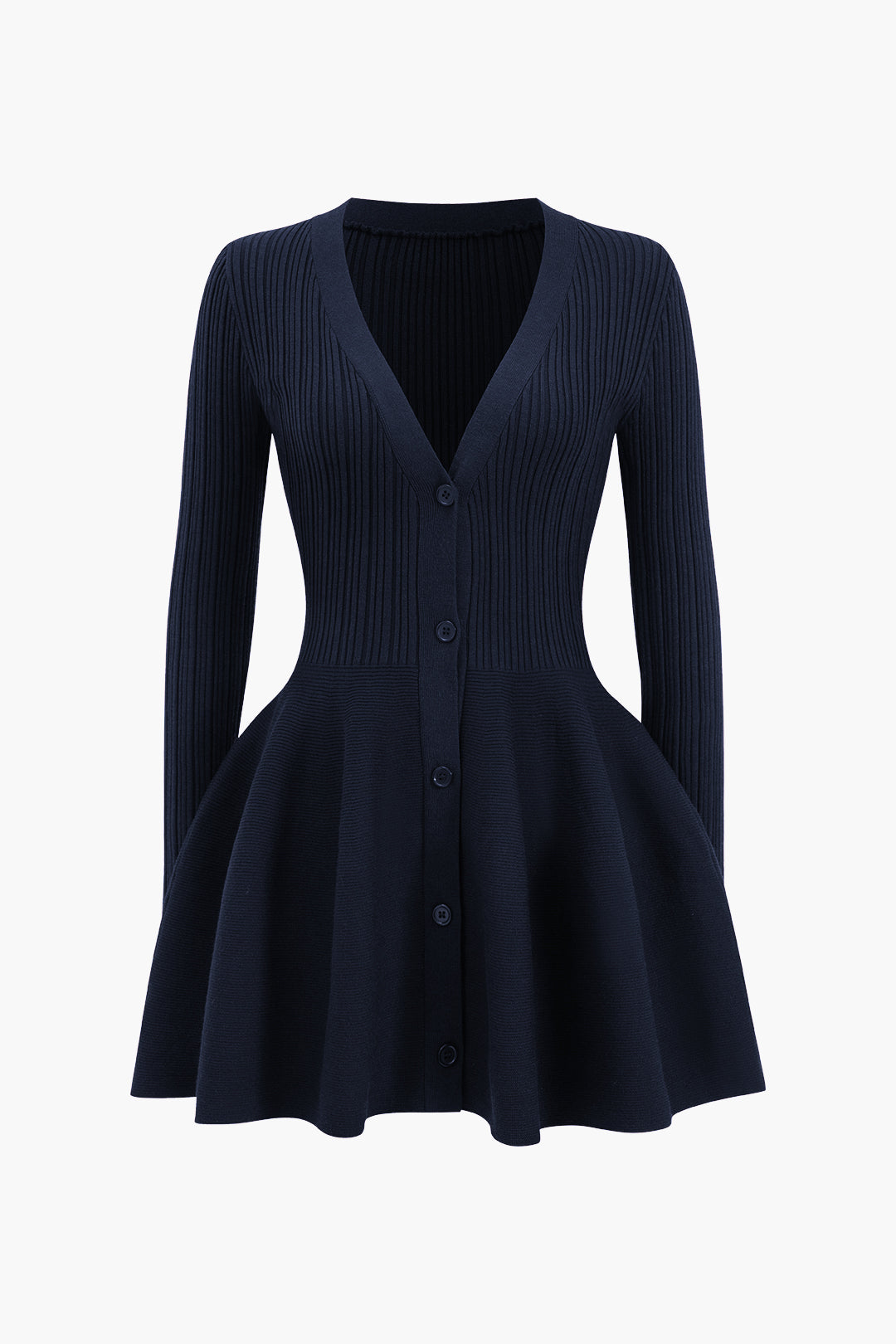 Soft Knit Sweater with Puff Hem