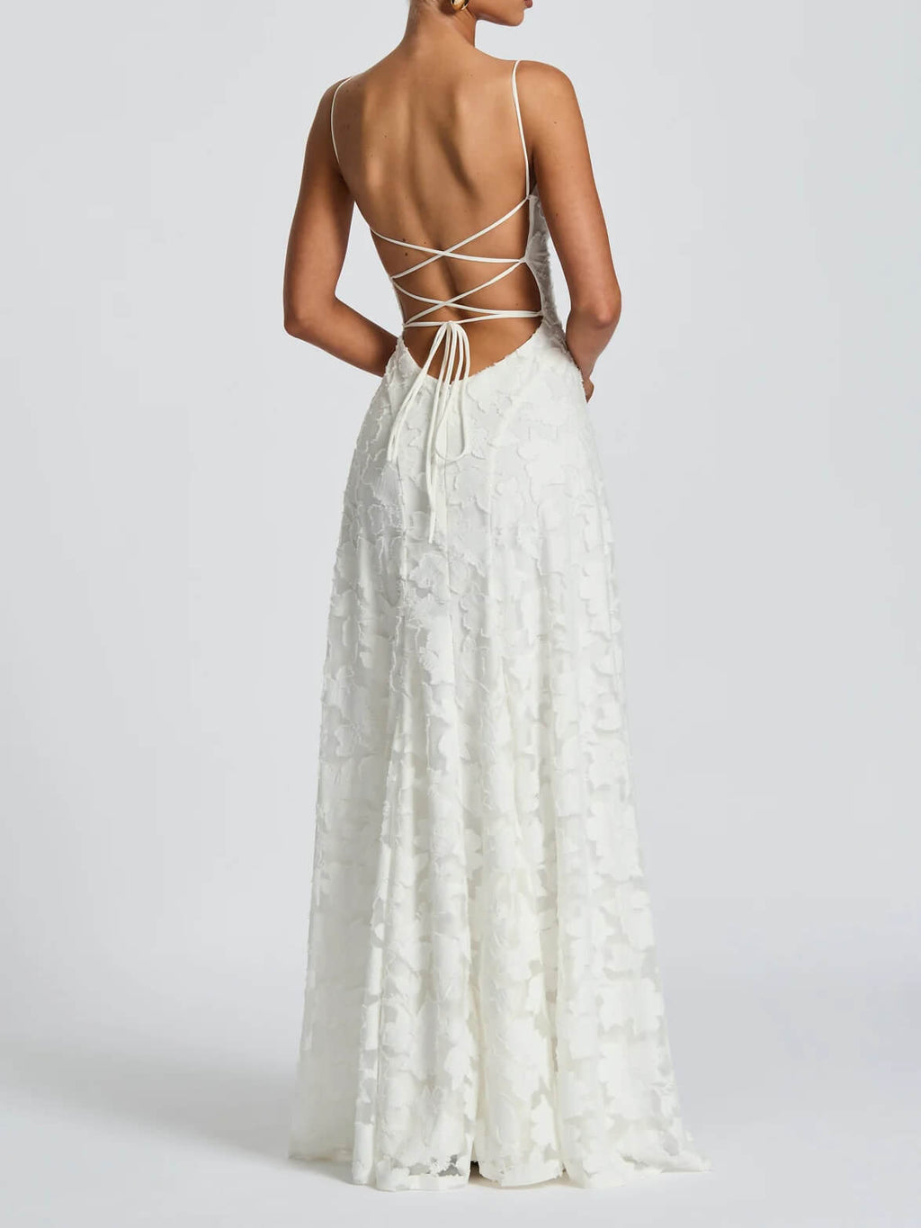 Luxe Textured Jacquard Maxi Dress