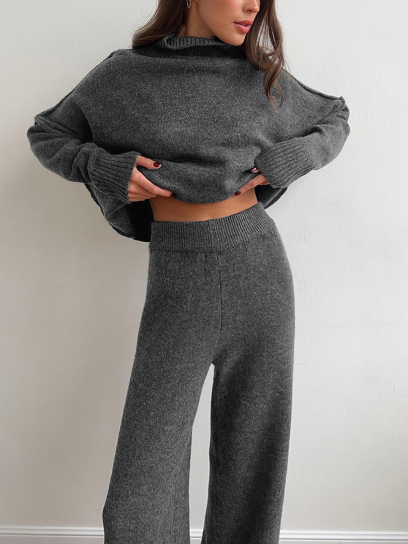 Cozy Turtleneck Sweater Pants Set