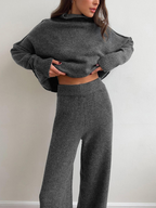 Cozy Turtleneck Sweater Pants Set