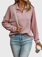 Chic Half-Zip Sweater by Molly