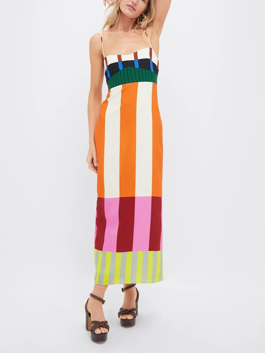 Flowy Boho Floral Tiered Maxi Dress